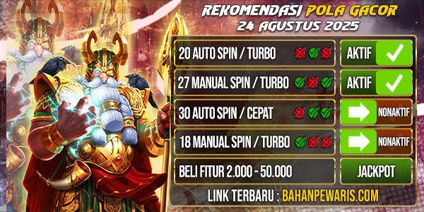 Bahantoto | Pola Gacor Hari Ini